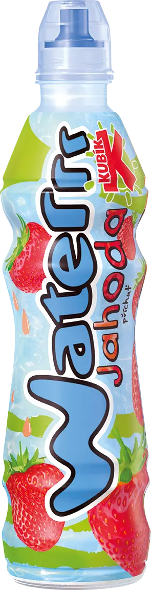 424_KUBIK WATER JAHODA PET 500 ML